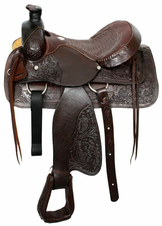 https://www.tackdiscounters.com/wp-content/uploads/imported/3/Buffalo-Saddlery-16-SQHB-ACORN-TOOLED-Smooth-Leather-Seat-ROPER-Style-Saddle-273193962643.jpg