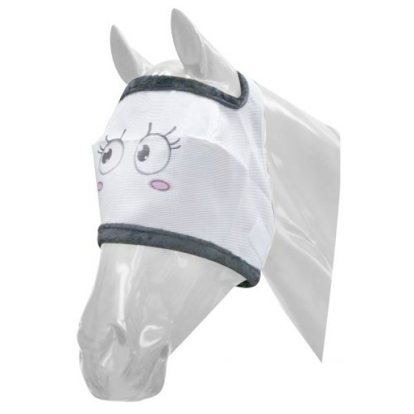 Showman PRETTY GIRL Webbed Mesh FLY MASK with GIRLY EYES