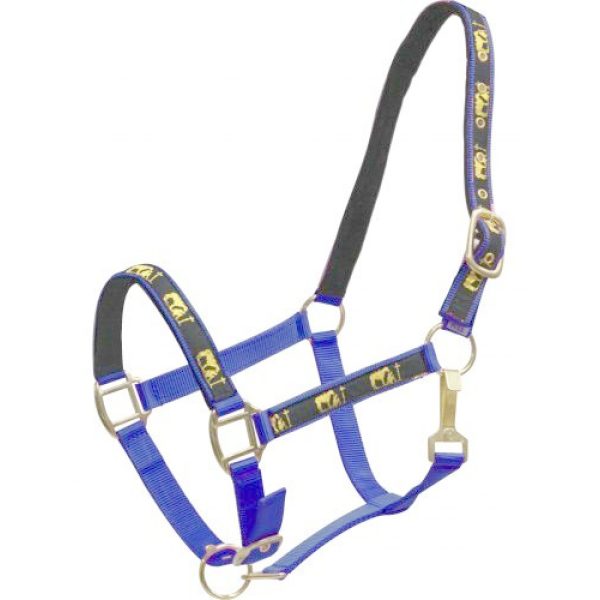 HALTER with PRAYING COWBOY Overlay Full HORSE Size Nylon Triple Ply Cheeks - Image 5