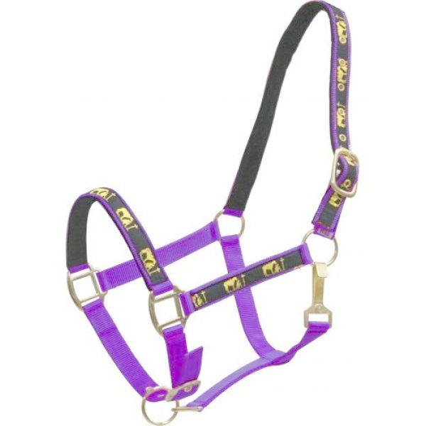 HALTER with PRAYING COWBOY Overlay Full HORSE Size Nylon Triple Ply Cheeks - Image 6