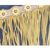 Showman SUNFLOWER Overlay LEATHER Bridle Suede FRINGE Breast Collar & Reins Set - Image 5