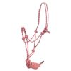Horse size Braided Nylon Cowboy Knot ROPE HALTER with Removable 7.5 ft LEAD - Image 6